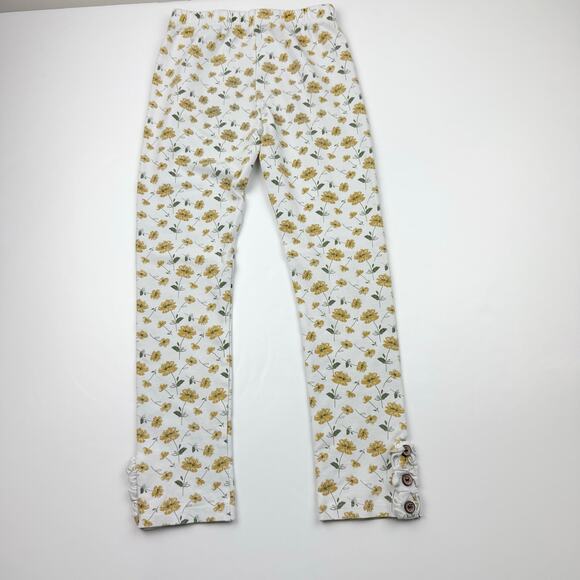 Jane + Jo Yellow Flower Leggings - Picture 5 of 5